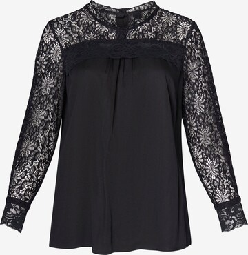 ADIA fashion Blouse in Black: front