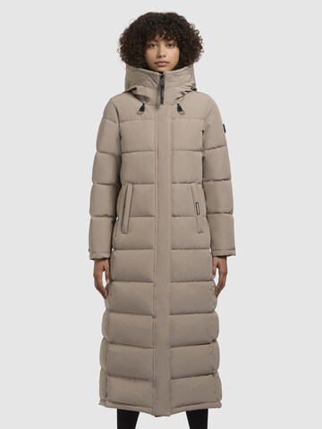 khujo Vinterkappa 'CLARESSE' i beige: framsida