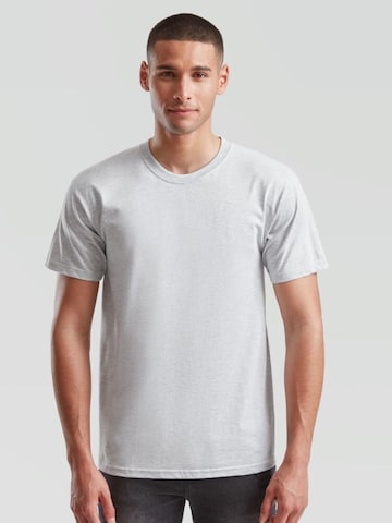FRUIT OF THE LOOM Bluser & t-shirts 'Premium T-shirt' i grå: forside