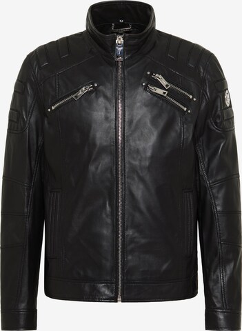 Carlo Colucci Between-Season Jacket 'Joker' in Black: front