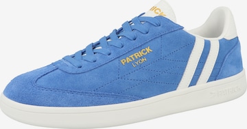 Patrick Platform trainers 'Lyon' in Blue: front