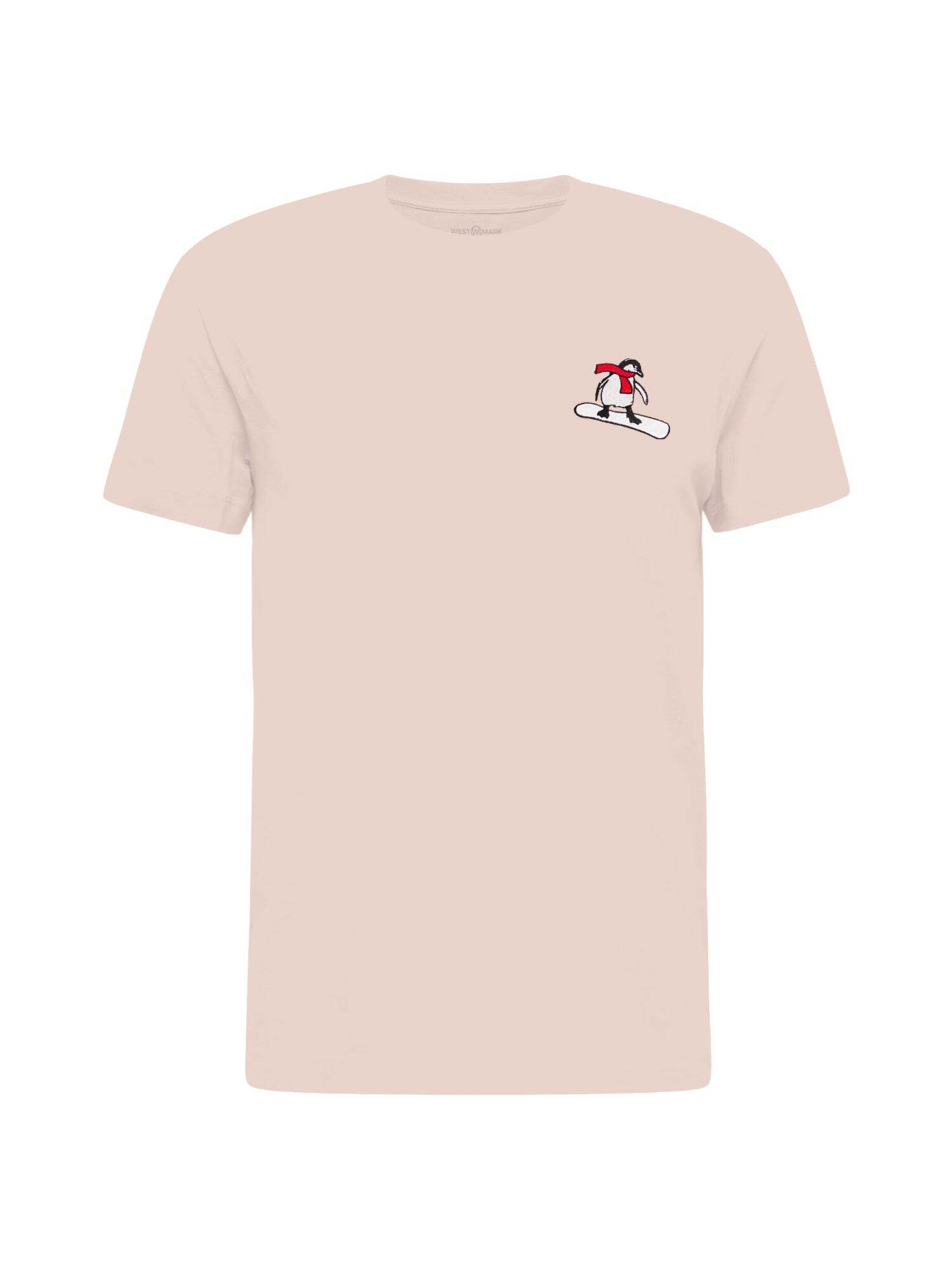 T-Shirt 'Cartoon Board' WESTMARK LONDON en rose : devant