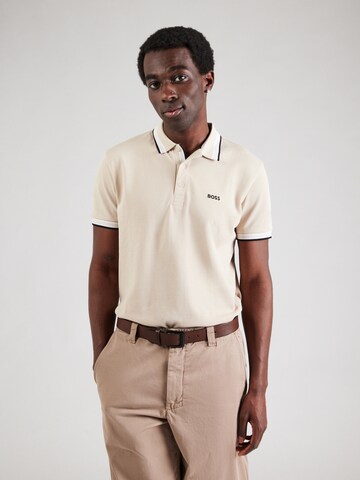 BOSS Shirt 'Paddy' in Beige: voorkant