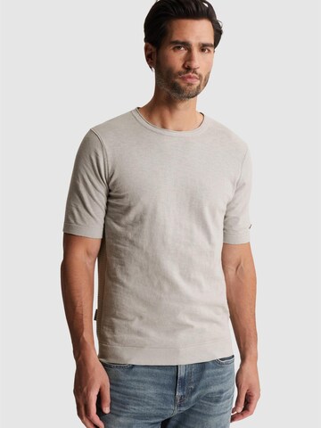 Maglietta 'T-shirt in slub cotton' di CAST IRON in grigio