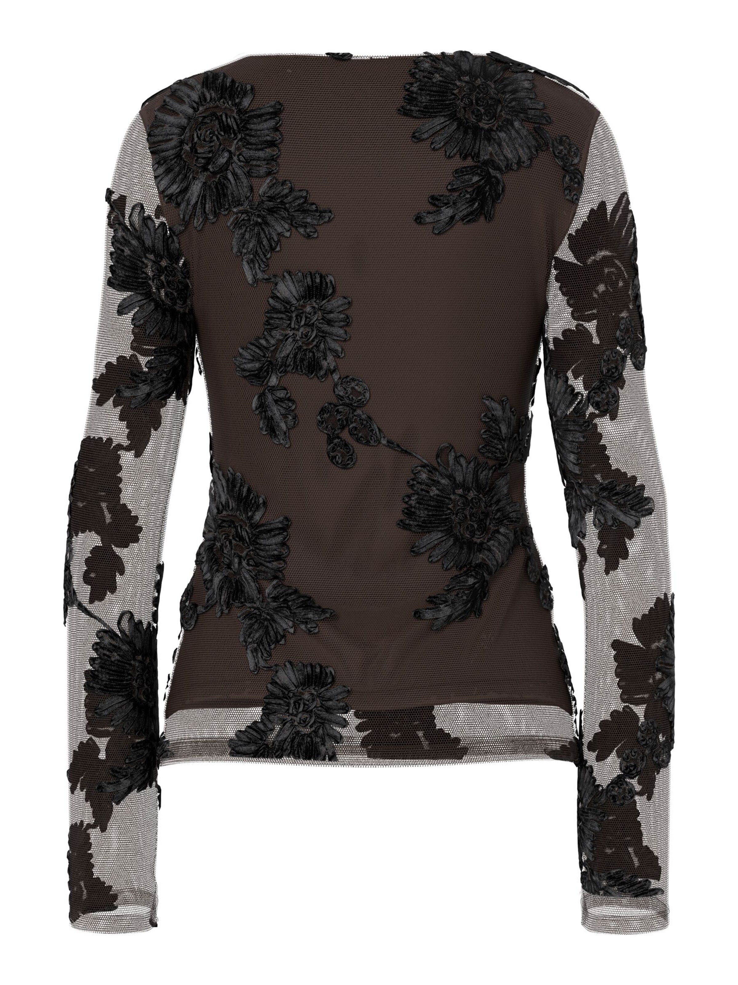 PIECES - Blusa 'PCOffia' en marrón