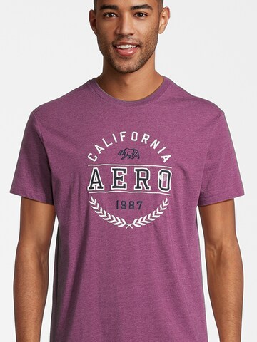 AÉROPOSTALE Shirt in Purple