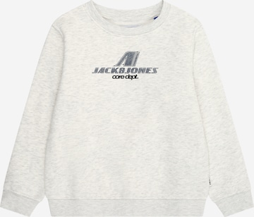 Jack & Jones Junior Sweatshirt 'JCOTIER' in White: front