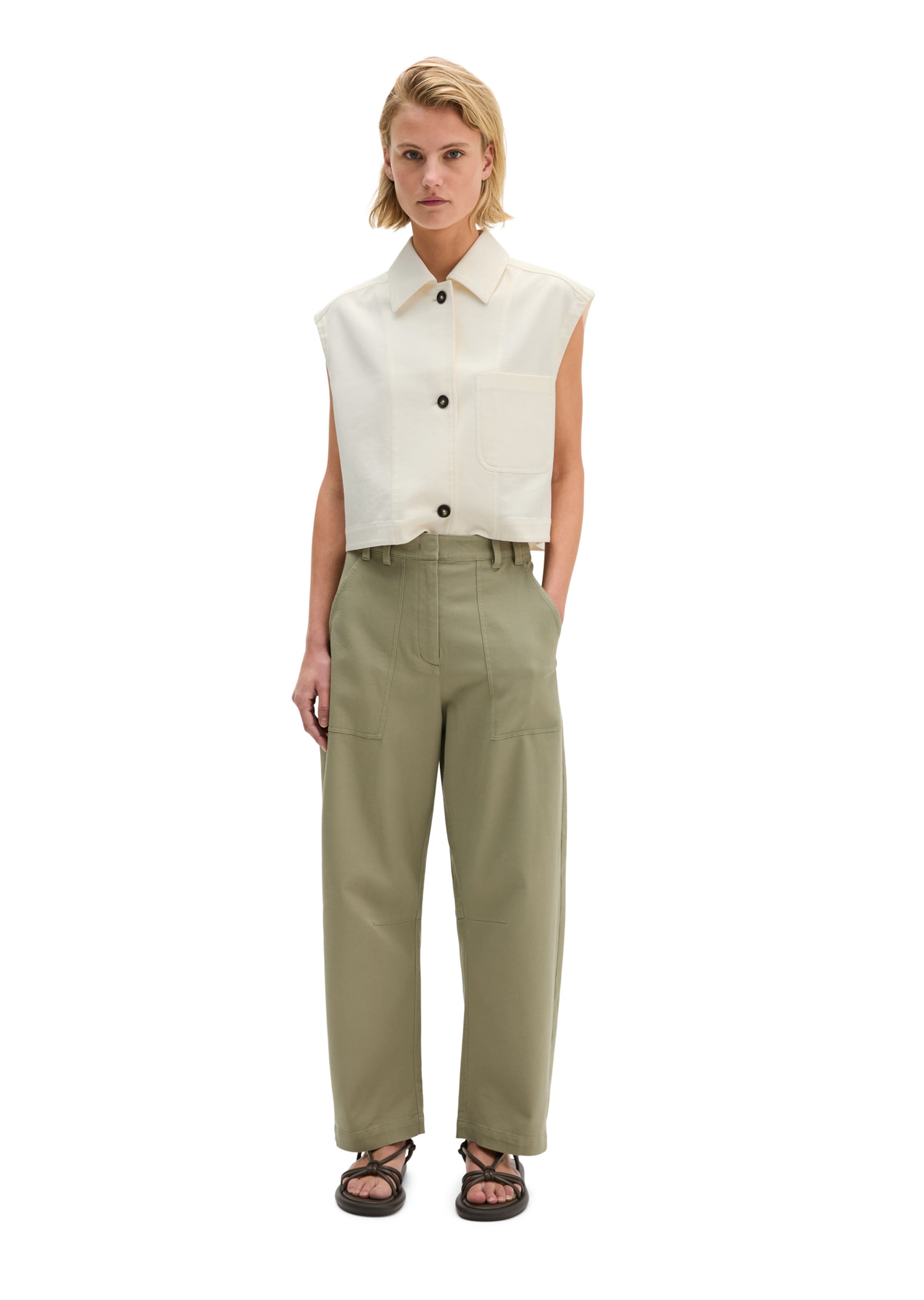 Marc O'Polo Vat Broek in Groen
