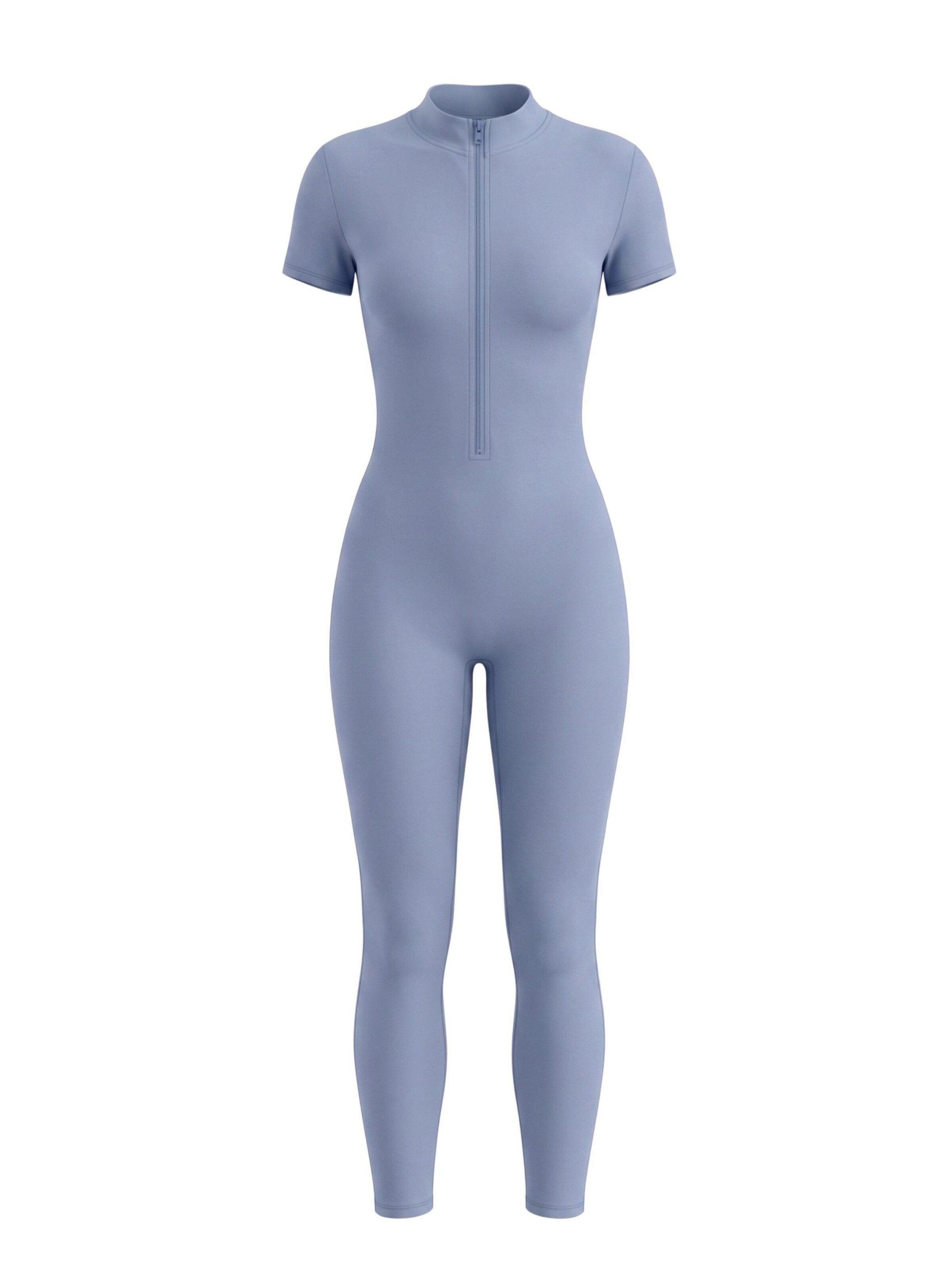 FemmeTone Jumpsuit 'Jessenia'‌‌‌‌‌‌‌‌ in Blau: Vorderseite