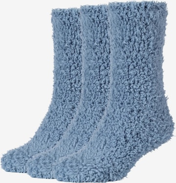 camano Socken in Blau: Vorderseite