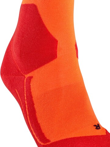 FALKE Athletic Socks 'SK4 Advanced' in Orange