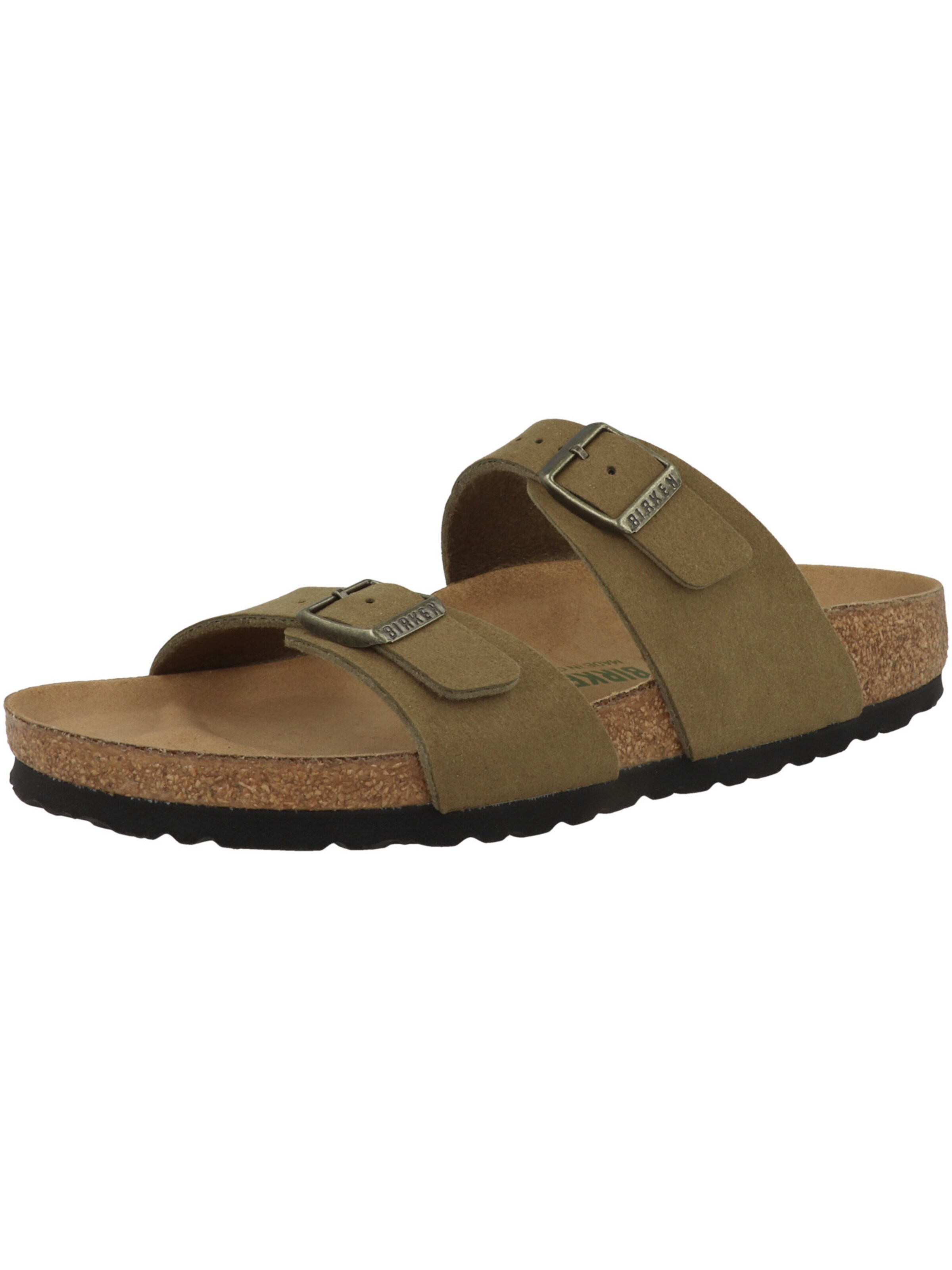 BIRKENSTOCK Pantolette ' Sydney ' in Grün