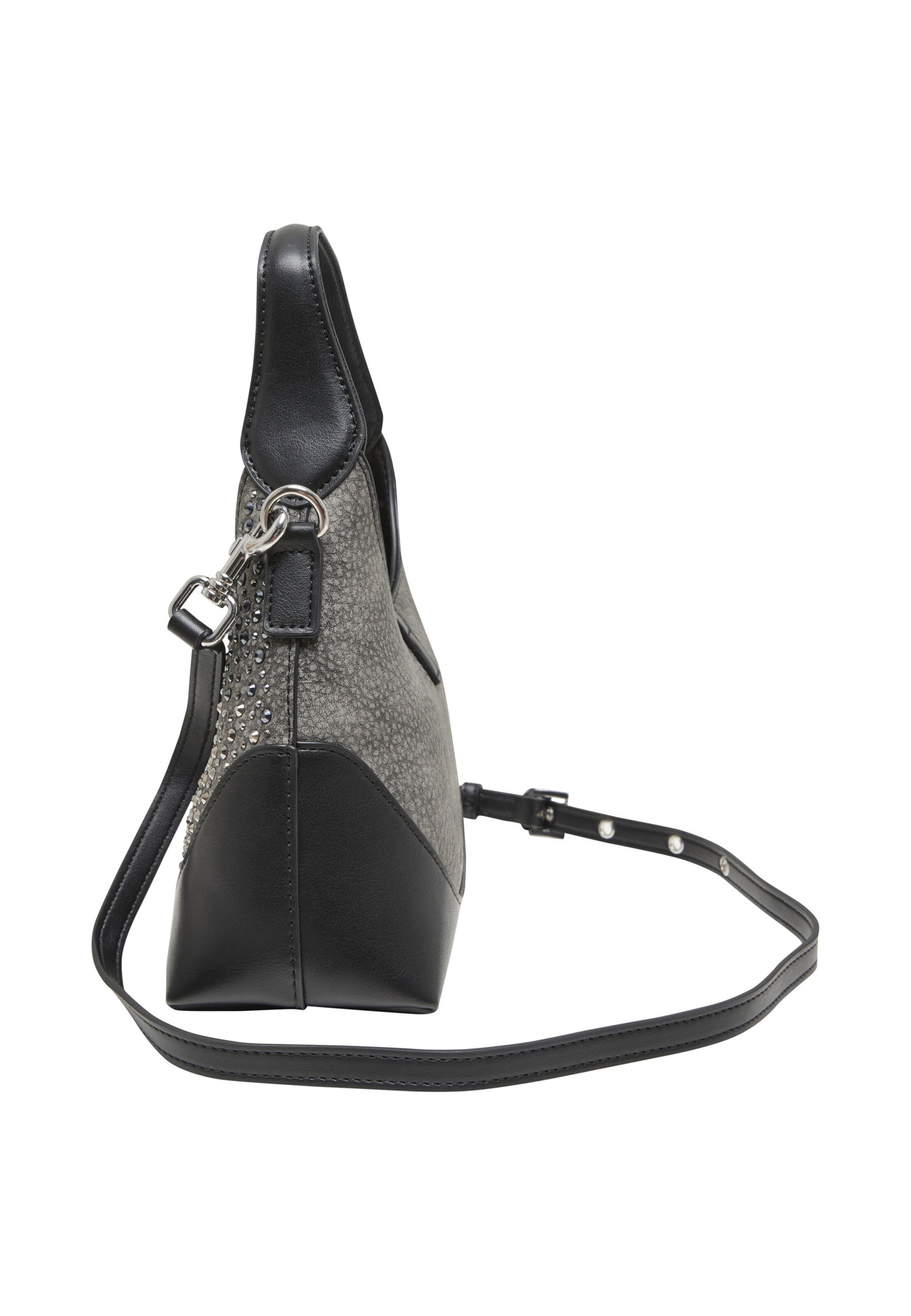 Sac à bandoulière REPLAY en noir : sur le côté