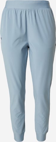 UNDER ARMOUR Tapered Sportbyxa 'Rival' i blå: framsida