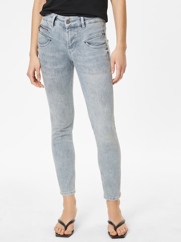 FREEMAN T. PORTER Skinny Jeans 'Alexa' in Grey: front