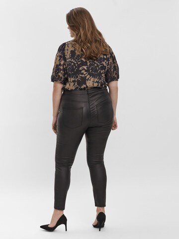 Vero Moda Curve Regular Broek 'LOA' in Zwart