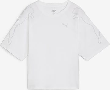 T-shirt fonctionnel 'Motion' PUMA en blanc : devant
