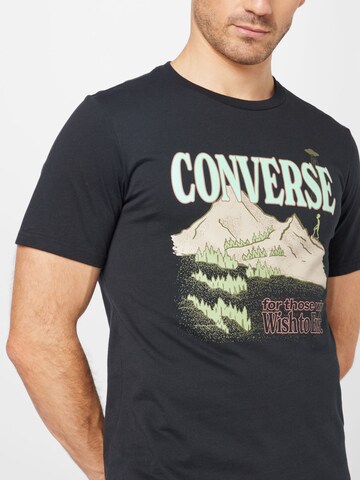 CONVERSE T-shirt 'ALIEN MOUNTAIN' i svart