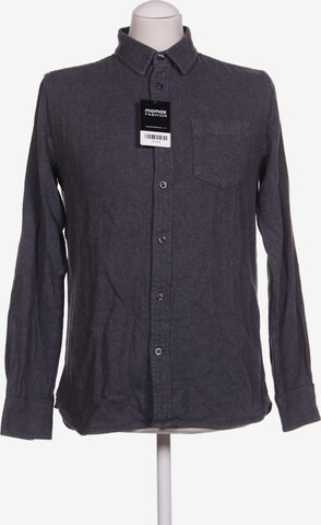 KnowledgeCotton Apparel Button Up Shirt in S in Grey: front