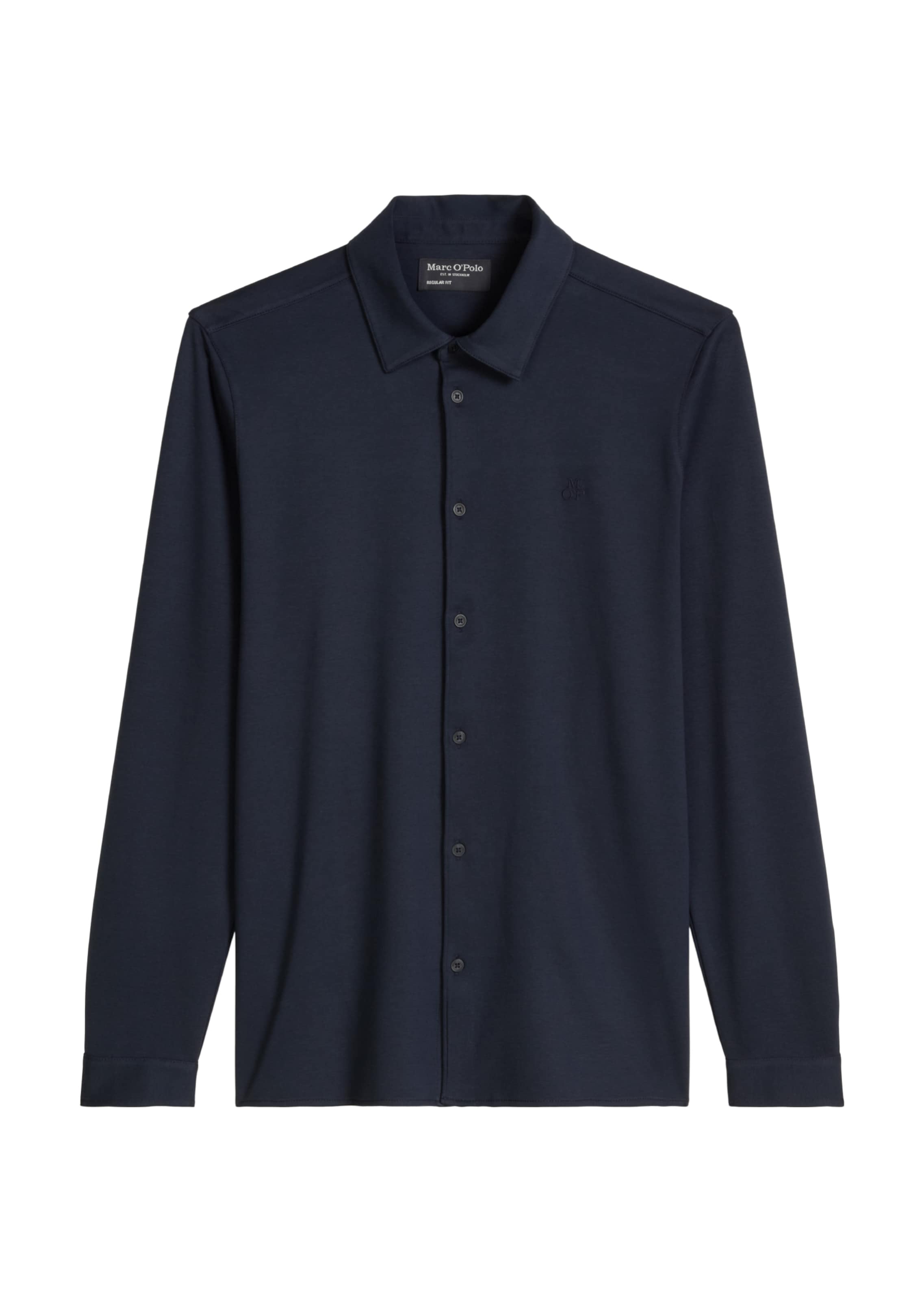 Marc O'Polo Regular Fit Hemd in Blau: Vorderseite