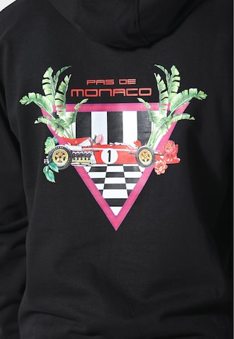 Pas De Monaco Sweatshirt 'Formular' in Black