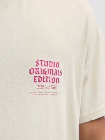 T-Shirt 'JORMEADOWS' JACK & JONES en blanc
