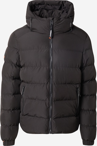 Veste d’hiver Superdry en noir : devant