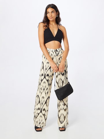 Nasty Gal Wide leg Broek in Beige