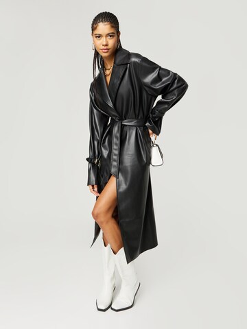 Hoermanseder x About You Between-seasons coat 'Irina' in Black