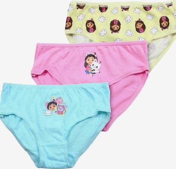 Pantaloncini intimi 'Gabby & Pandy Paw' di Gabby`s Dollhouse in blu: frontale