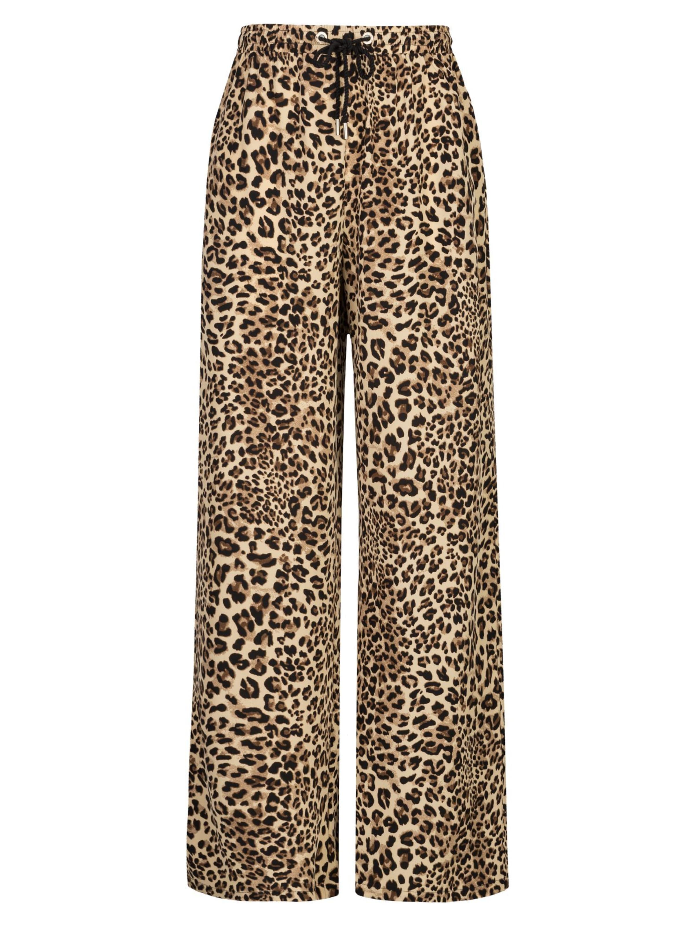 Dine'n'Dance Loose fit Trousers 'Yvet' in Brown: front