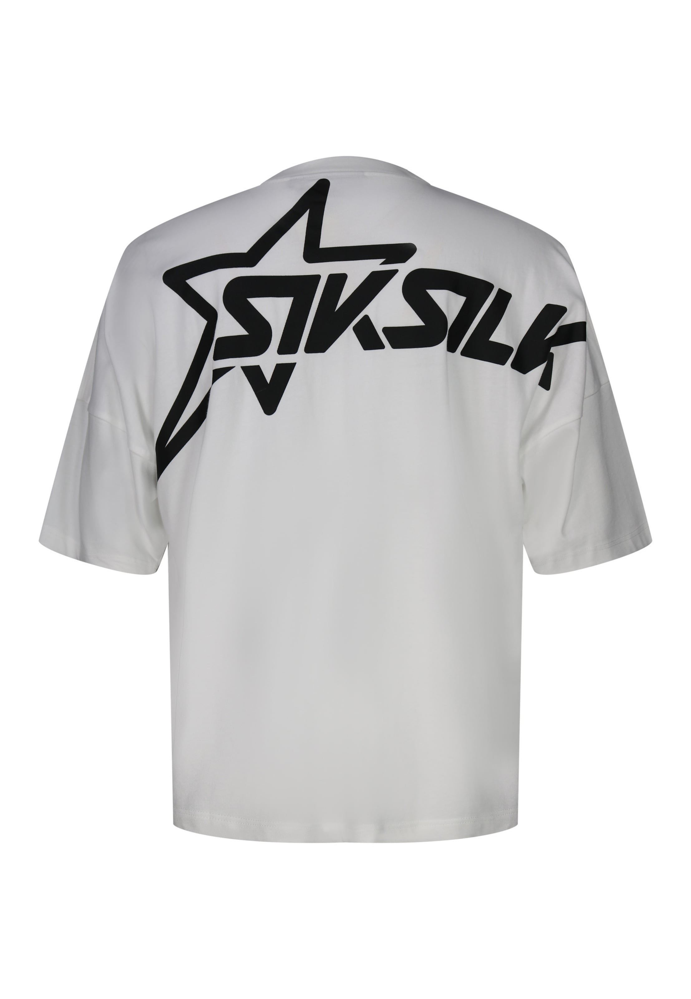 SikSilk - Camiseta en blanco