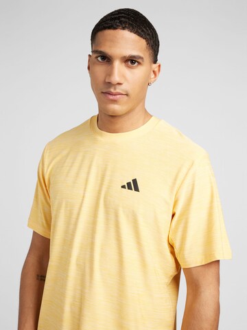 ADIDAS PERFORMANCE Sportshirt 'Essentials' in Gelb