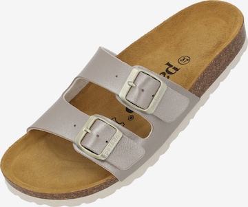 Palado Pantolette 'Palado Milos Metallic' in Beige: Vorderseite