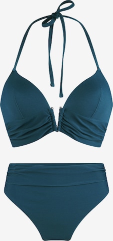 Triangle Bikini LingaDore en bleu : devant