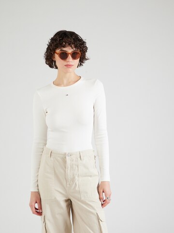 Maglietta 'ESSENTIAL' di Tommy Jeans in bianco: frontale