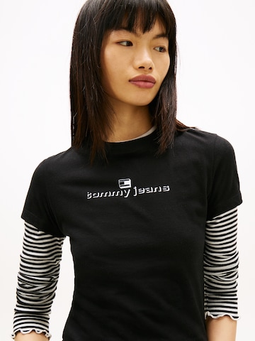 Tommy Jeans - Camisa 'ESS' em preto