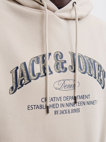JACK & JONES Sweatshirt 'JJEDENVER' in Beige