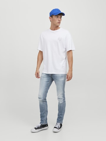 JACK & JONES Slimfit Jeans 'Glenn Cole' i blå