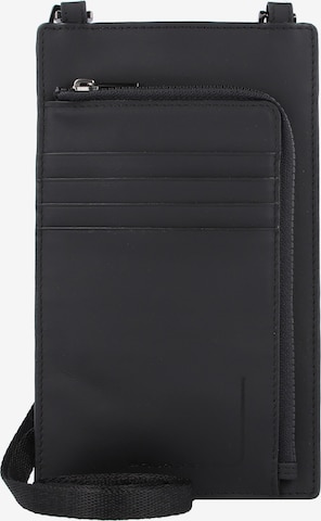 Piquadro Smartphone Case in Black: front