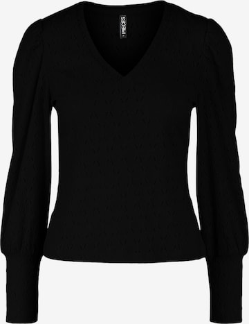 Pieces Maternity Shirt 'Christy' in Black: front