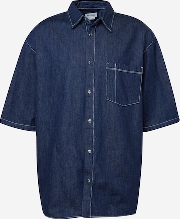 WEEKDAY Comfort fit Overhemd in Blauw: voorkant