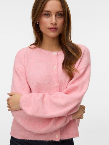 VERO MODA Knit cardigan 'VMHope' in Pink: front