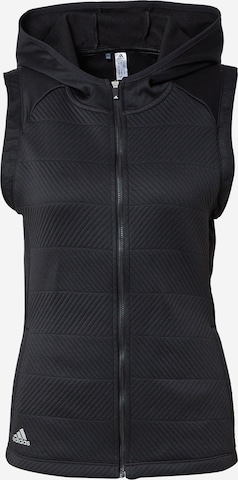 ADIDAS GOLF Sportbodywarmer in Zwart: voorkant