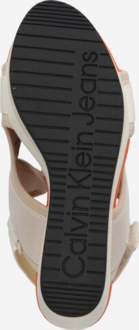 smėlio Calvin Klein Jeans Sandalai