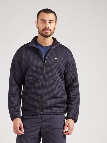 JACK WOLFSKIN Toiminnallinen fleecetakki 'MOGARI' värissä sininen: etupuoli