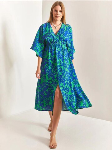 Bianco Lucci Dress in Blue: front