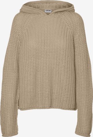 Pullover 'Ande' di Noisy may in beige: frontale