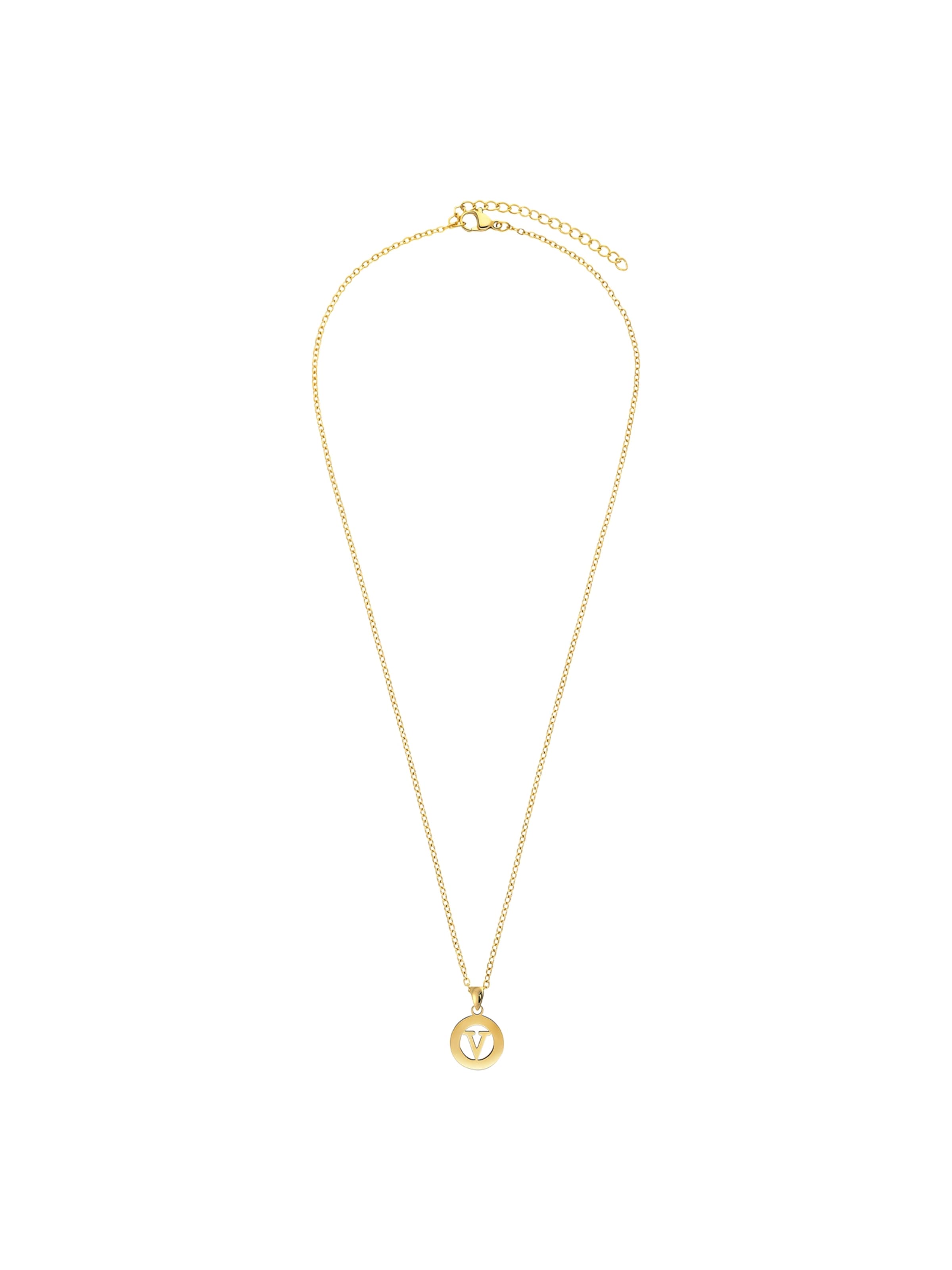 Lucardi Ketting in Goud: voorkant
