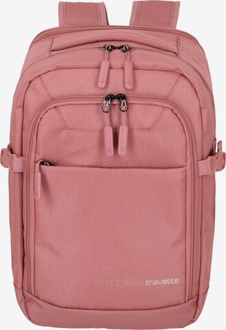 TRAVELITE Backpack 'Kick Off' in Pink: front